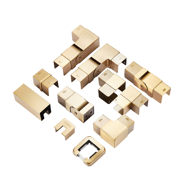 40 Card Slot Armrest Accessories Balcony Railing Guardrail Accessible Luxury Glass Card Slot Outdoor Punch-free Glass Guardrail Accessories