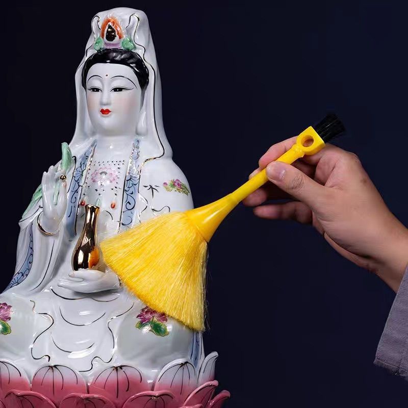 Метелка для Будды, полотенце Будды, ритуальные принадлежности, буддийский зал, статуи для дома, высококачественная уборка пыли