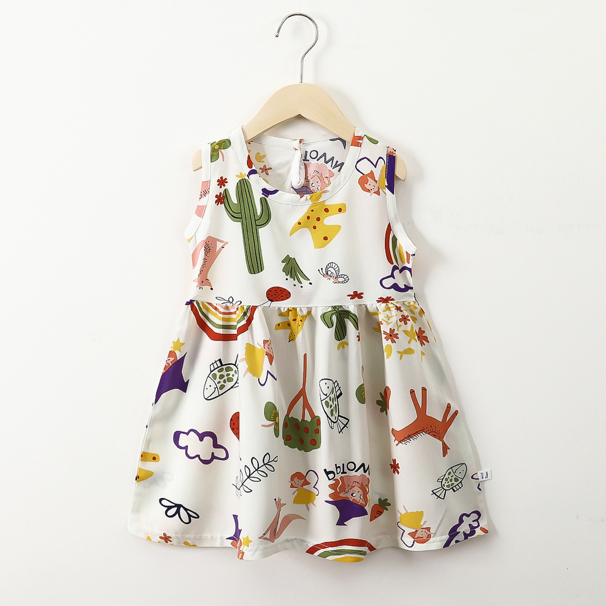 Children's clothing summer children's skirt girls cotton silk skirt baby dress princess skirt wholesale vest skirt baby clothes treasure