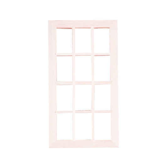 1/12 doll house furniture model mini window frame ornaments twelve Space Window model shooting miniature props