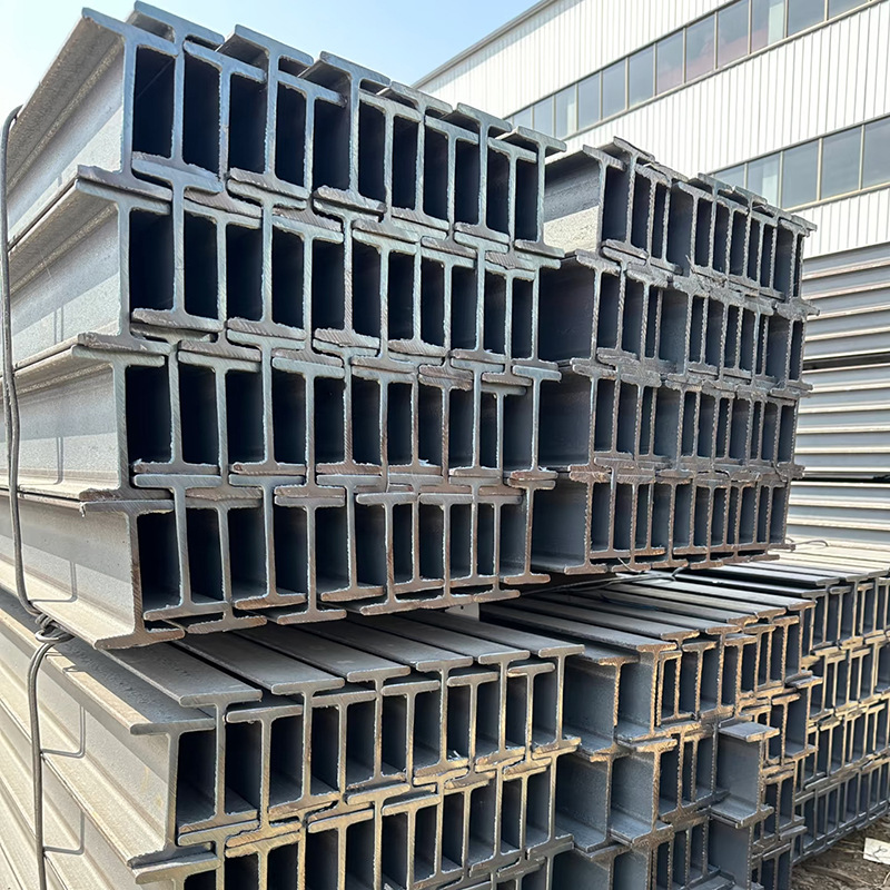 H-образная сталь Q235B, горячекатаная стальная конструкция, кронштейн для навеса, черный материал, резка и пробивка H-образной стали, низколегированная H-образная сталь