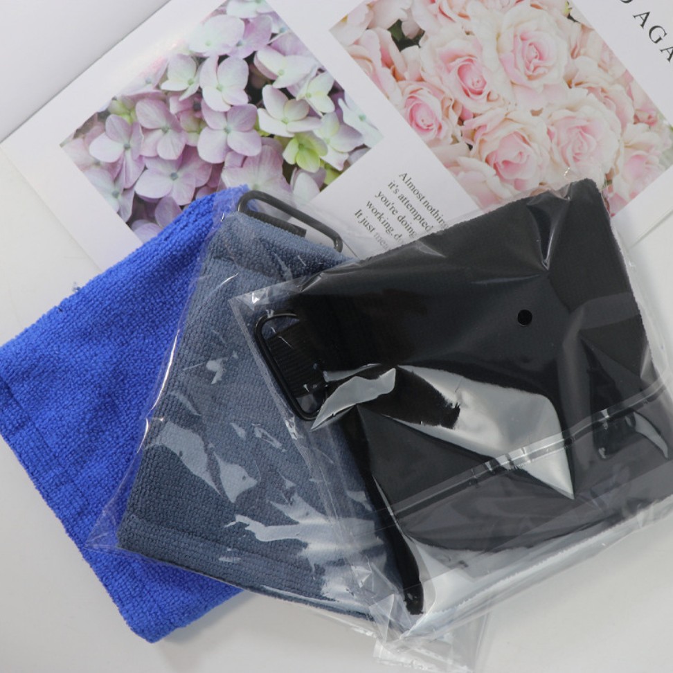Amazon wish Dunhuang hot sale promotion golf supplies wipe club golf accessories outdoor towel