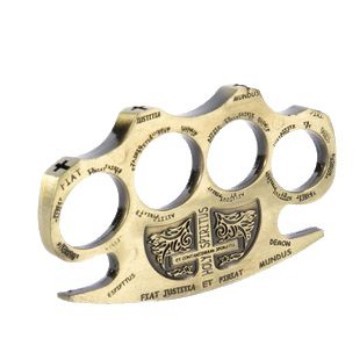 Hand-held finger tiger four-finger knuckles legal self-defense self-defense supplies weapons ring clasp clasp clasp clasp anti-wolf artifact