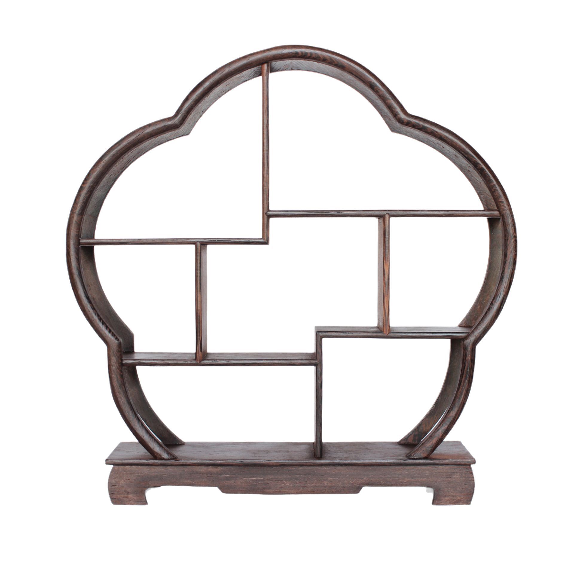 Chicken Wing Wood Small Antique Rack Teapot Rack Tea Set Vase Porcelain Duobao Pavilion Mini Antique Rack Chinese Style Pendulum