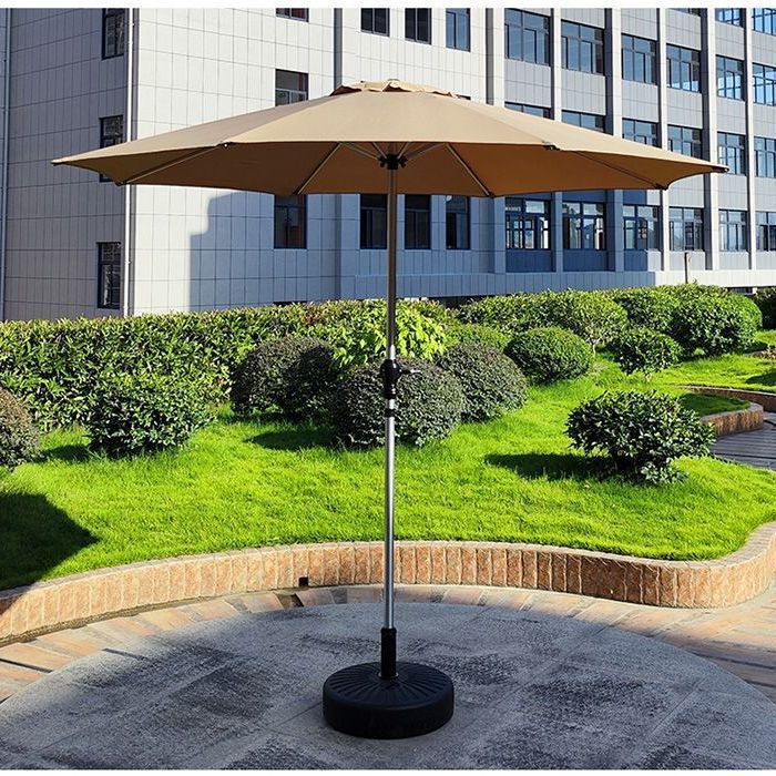 Outdoor Courtyard Sunshade Umbrella Outdoor Garden Stall Large Sun Booth Roman Umbrella Commercial Outdoor Balcony Middle Column Umbrella
