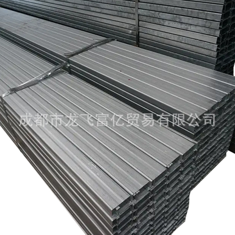 Steel structure galvanized purlin c-shaped steel cold-formed steel hot-dip galvanized punched z-shaped steel 355 material c-shaped steel