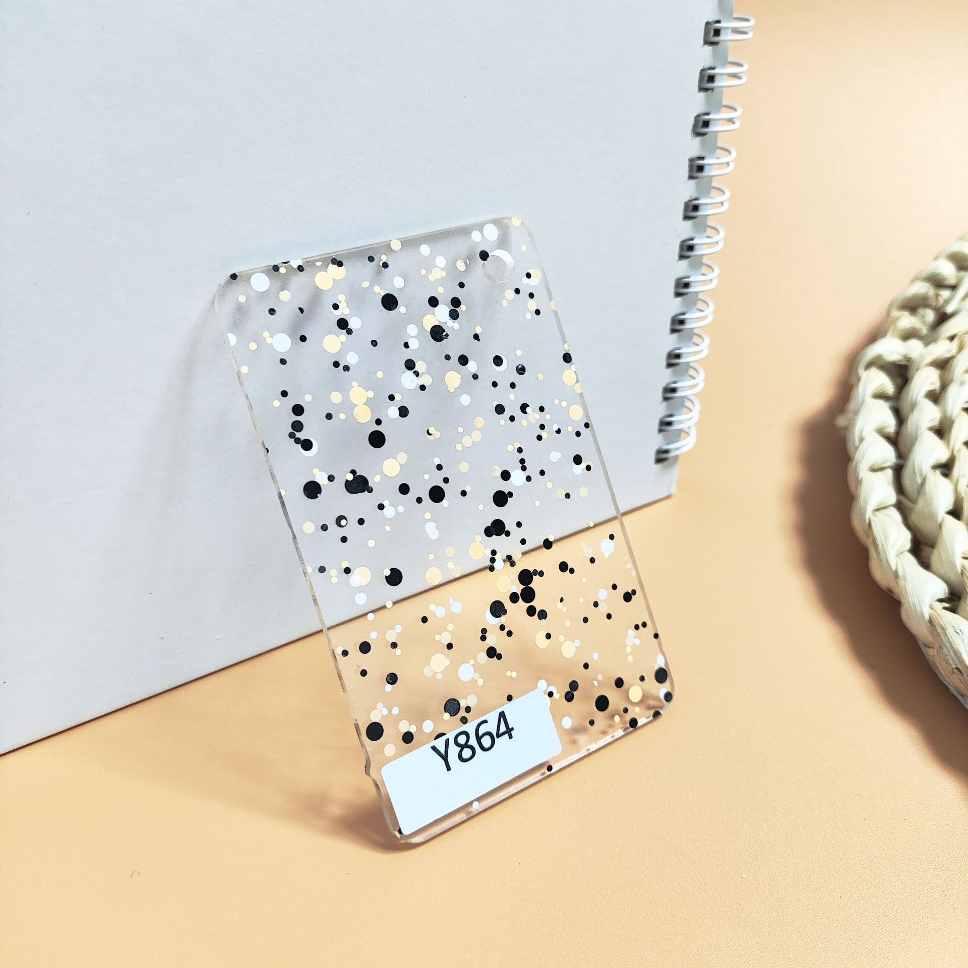 Factory Direct Sales Transparent Color Special-Shaped Dot Acrylic Material Display Stand Processing Specifications Various Plexiglass