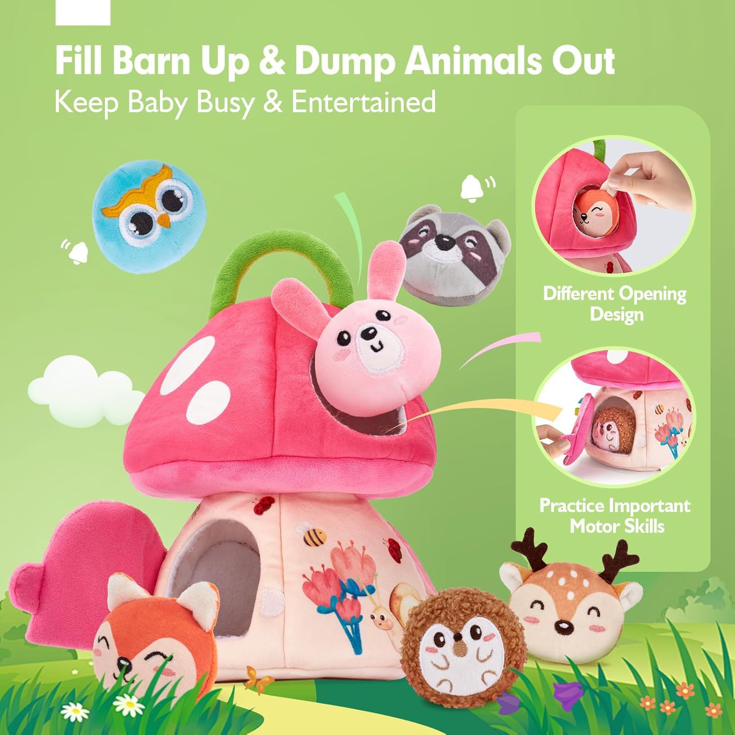 Amazon New Plush Toy Doll Mini Blind Box Farm House Box Small House Doll