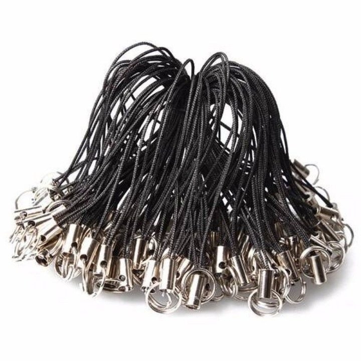 diy Handmade Jewelry Double Ring Mobile Phone Rope Mobile Phone Accessories Jewelry Pendant Rope Jewelry Accessories Doll Doll Hanging