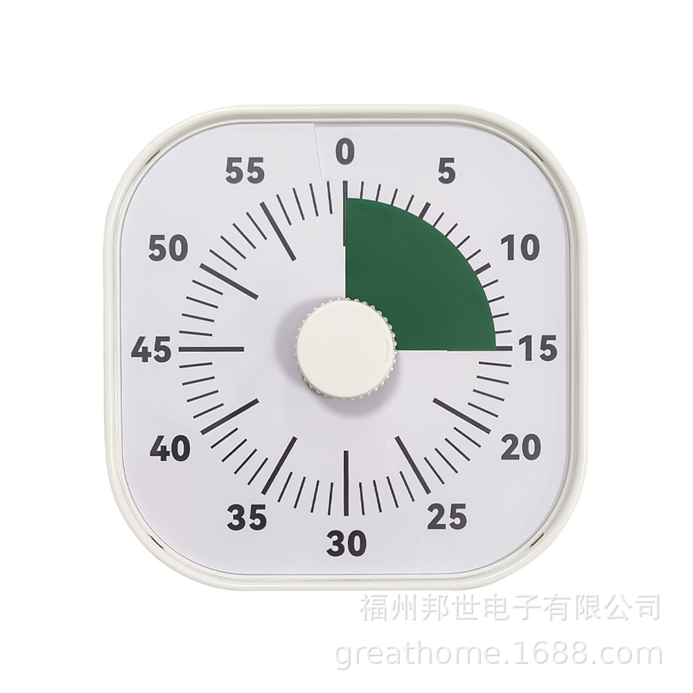 20cm super-large ultra-quiet walking time visual timer magnetic timer time management timer