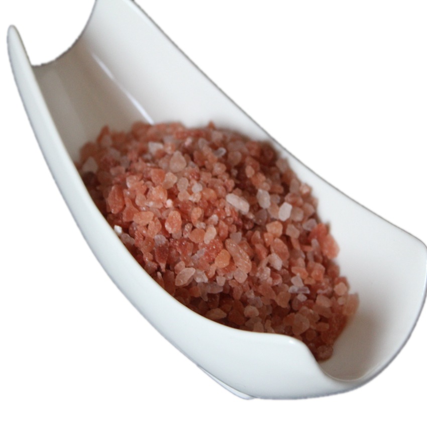 Himalayan 2-5mm Rose Pigeon Blood Red Crystal Salt Foot Bath Sauna Hot Compress Bath Salt Sand Aromatherapy Salt Block Red Salt