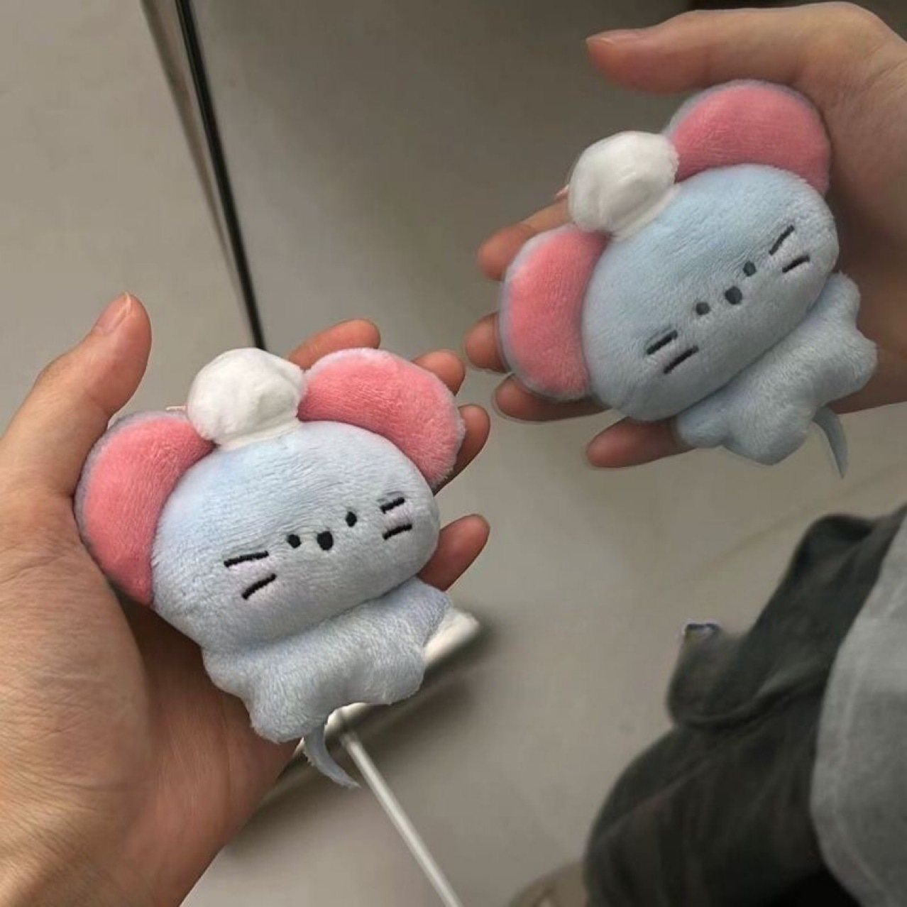 Новая жадная мышь кукла подвеска Инстаграм милая плюшевая кукла брелок аксессуары для сумки подарок на день рождения друга