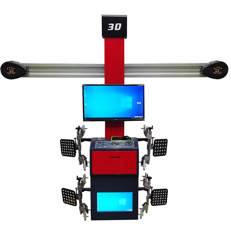 Car Four Wheel Alignment Gauge 3D Dual Screen Car Tire Positioning Detection Equipment Factory Wholesale