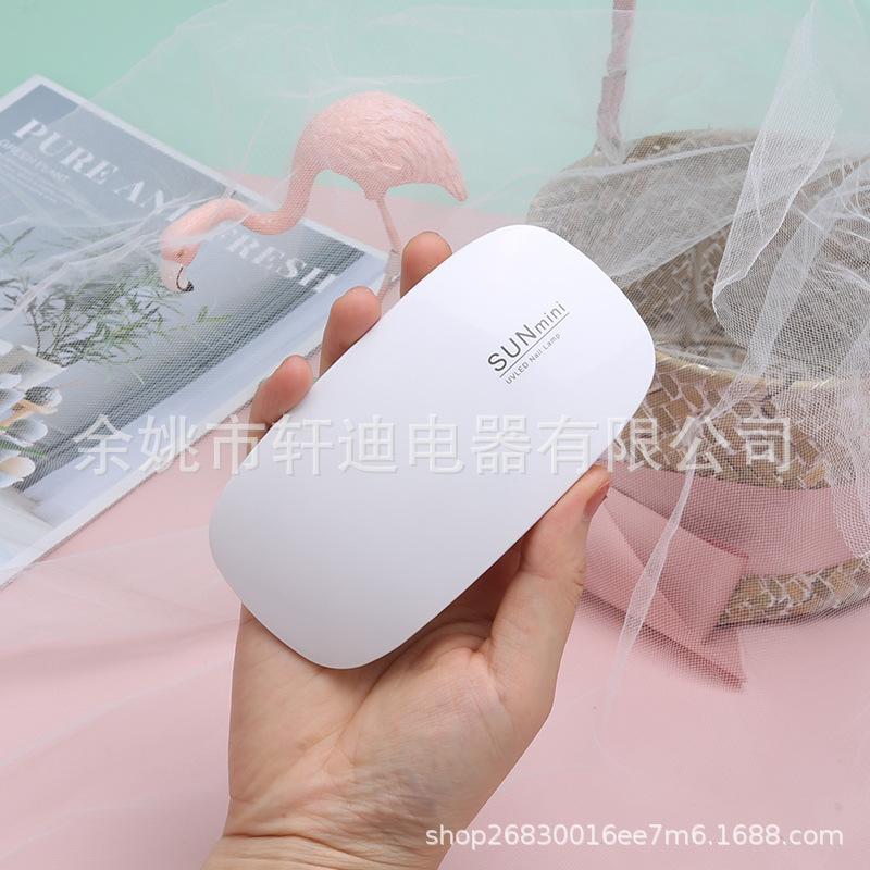 SUNMINI small nail lamp Mini Mouse lamp Nail Polish glue baking lamp phototherapy machine handheld nail UV lamp LED