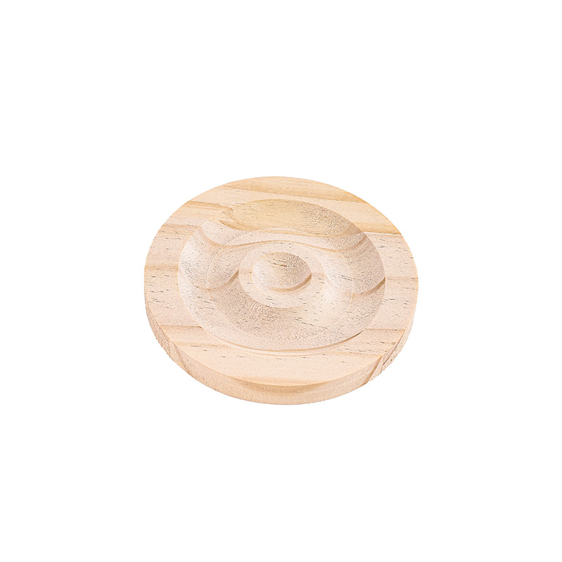 Solid Wood Jewelry Display Plate Jewelry Design Plate Play with Beads Handmade DIY Material Handstring Beads Bracelet Tray