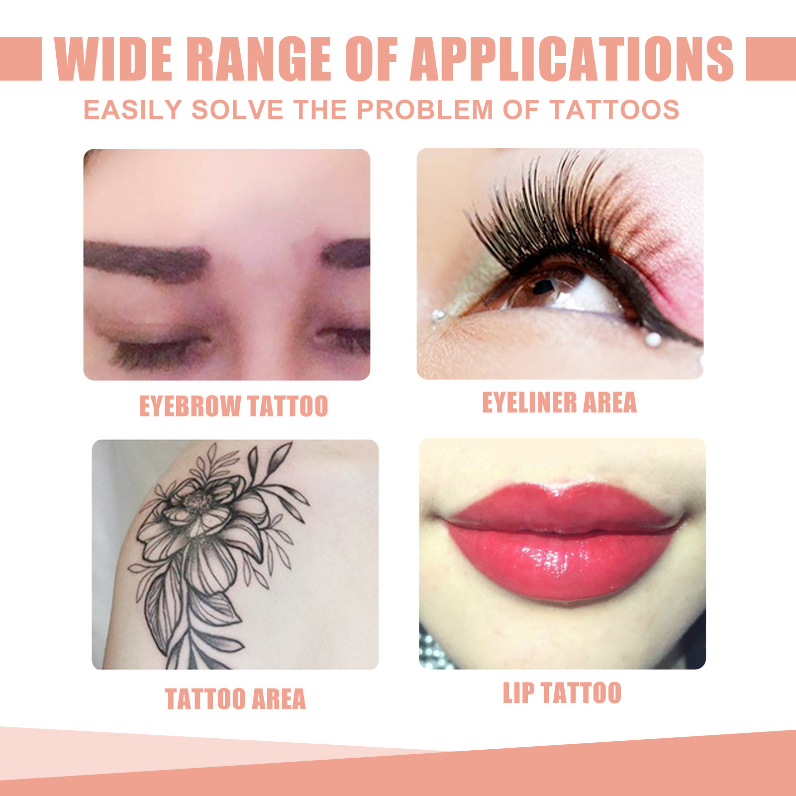EELHOE tattoo printing cleaning agent tattoo tattoo plant essence fade clean fade eyeliner eyebrow cream