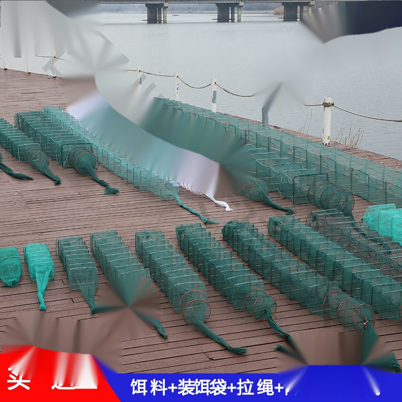 Сетка для ловли креветок, складная рыболовная сеть, сеть для омаров, рыболовные принадлежности, ловля рыбы, клетка для угря, сеть для речных креветок и лягушек