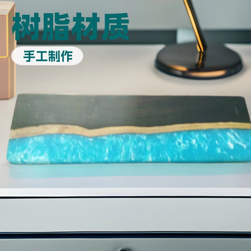 Подставка для механической клавиатуры, подставка для ладони, подставка для запястья, чистая ручная работа синтетическое дерево смола