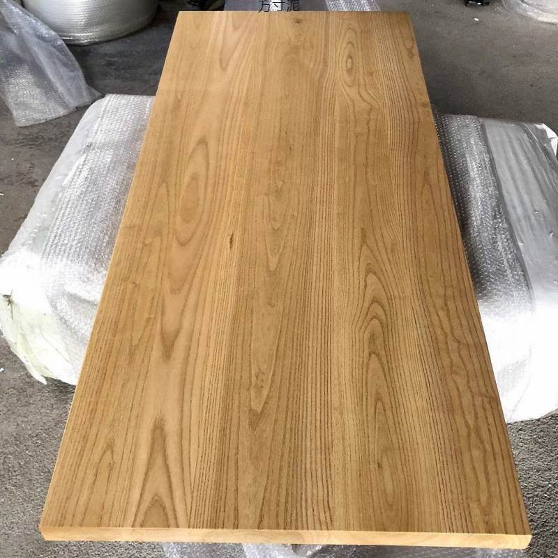 Solid board pine old elm bar board log bay window board pedal desk dining table panel shaped board wholesale