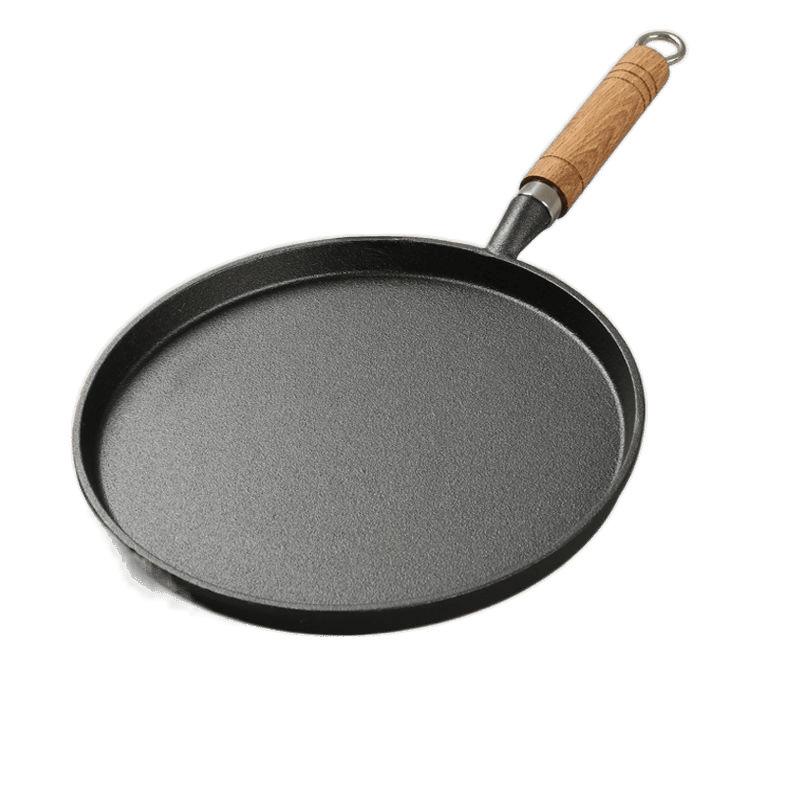 Cast Iron Frying Pan for Home Use, Pancake Pan, Non-Stick Coating, Thickened Pancake Griddle, Cast Iron Frying Pan