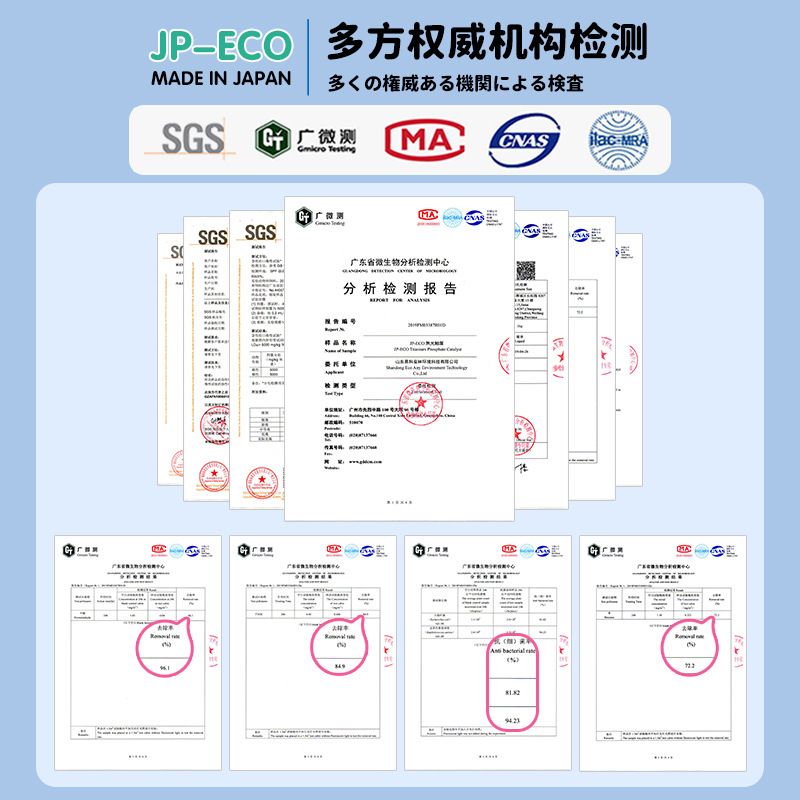 Japanese Photocatalyst Indoor Formaldehyde Removal Odor Eliminator Formaldehyde Remover Original Imported Formaldehyde Removal Non-Photo Catalysis