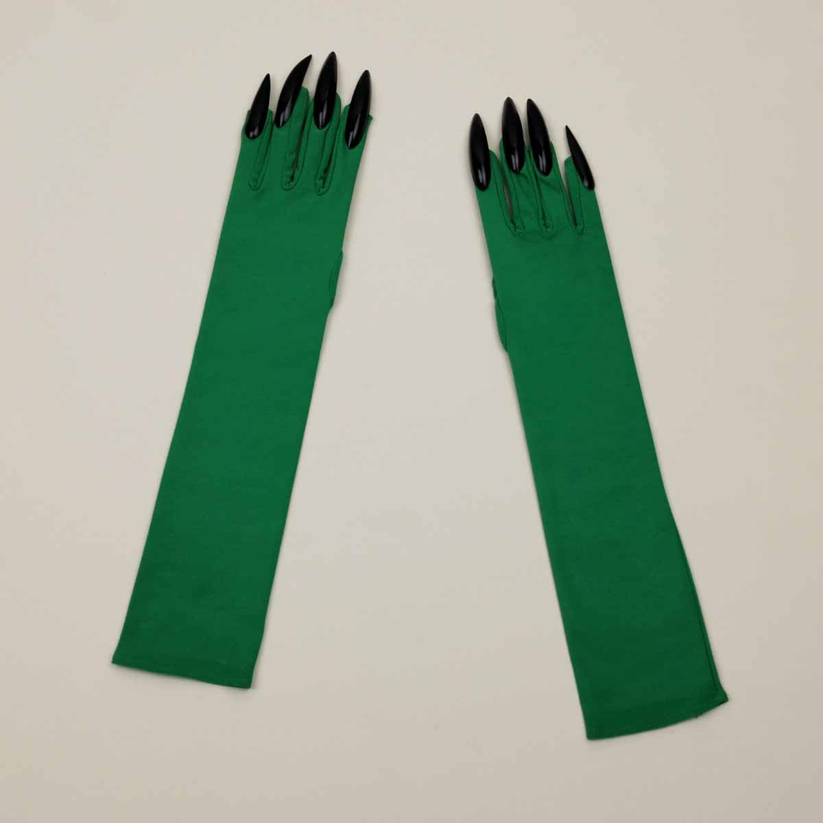 Halloween Claw Gloves Black Nail hollowen cosplay Costume Long Nail Claw Gloves