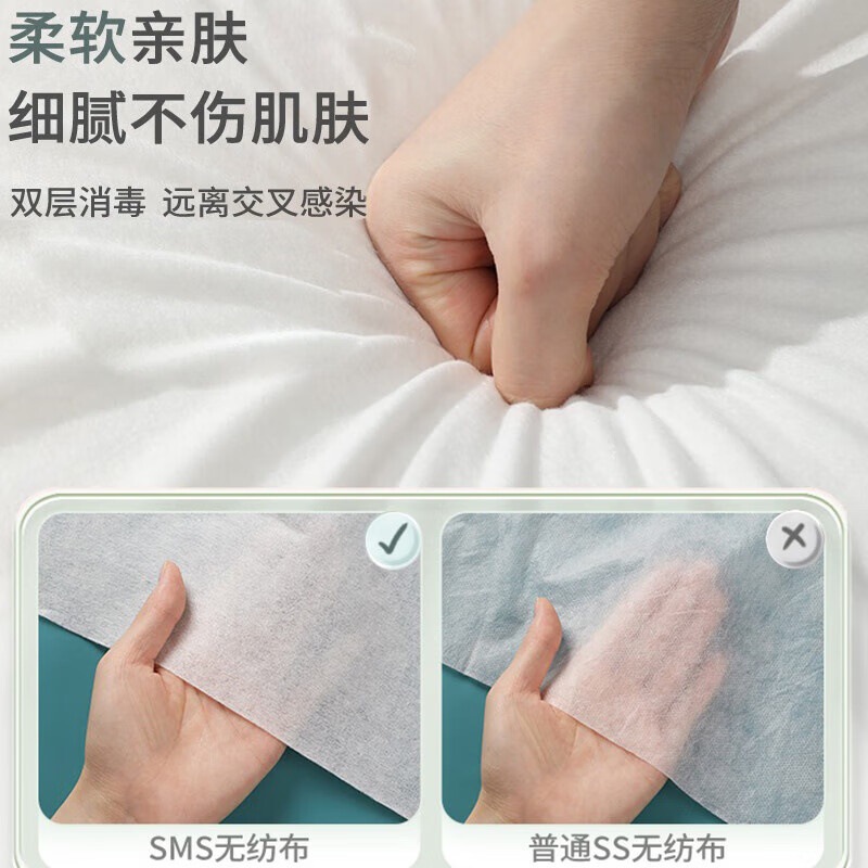 Disposable Bed Bed Sheets, Quilt Covers, Hotel Dirt-proof, Portable, Enlarged, Thickeneded, Skin-friendly, Naked Sleeping Bed Sheets, Four-piece Set Wholesale