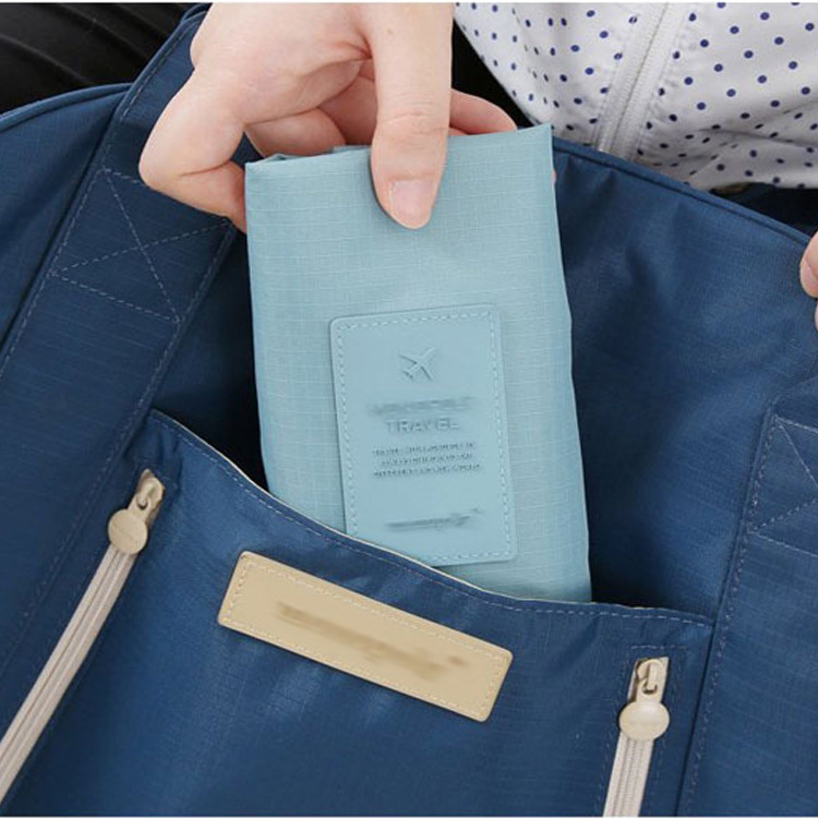 Zero Minimum Order Satchel Foldableing Shoe Bag with Customized Logo Travel Cosmetics Bag Shoe Cosmetics Bag Beach Travel Bag