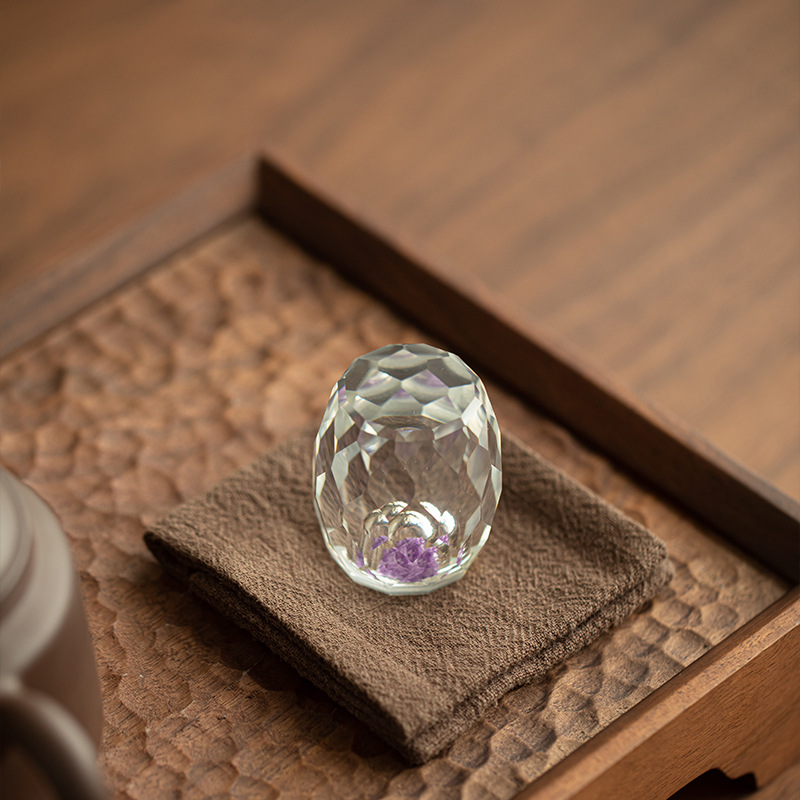 Ручная работа, крышка из кристального стекла для чайника