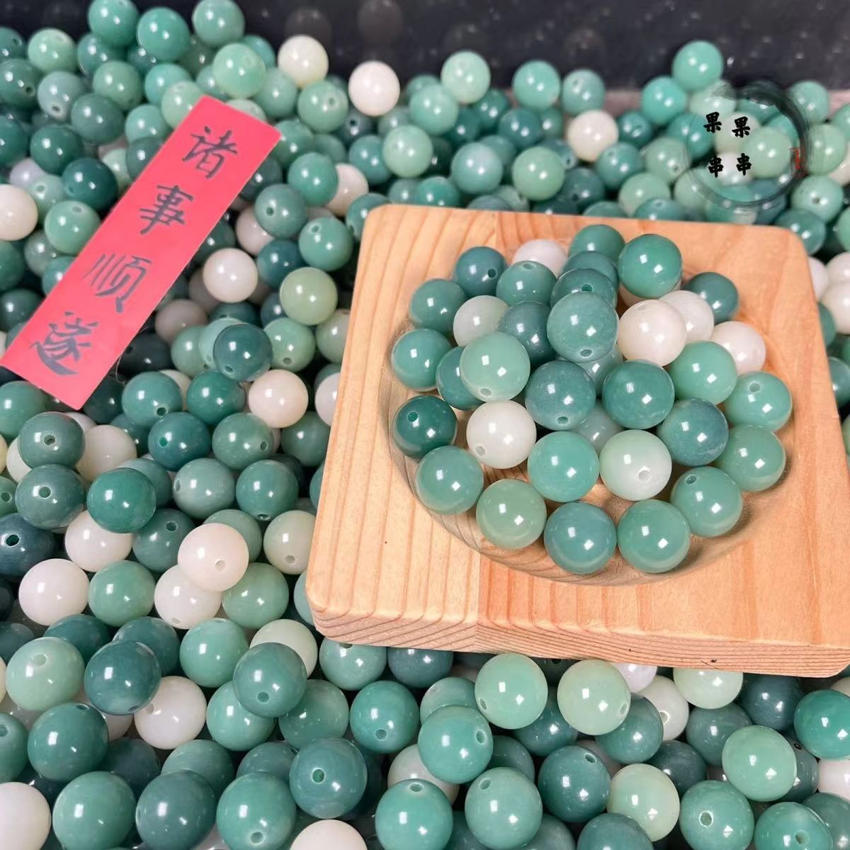 Round Bead Bodhi Scattered Bead Natural Bodhi Root Genuine Bracelet Bracelet diy Round Finger Soft Buddha Bead Wen Play Bulk Bodhi