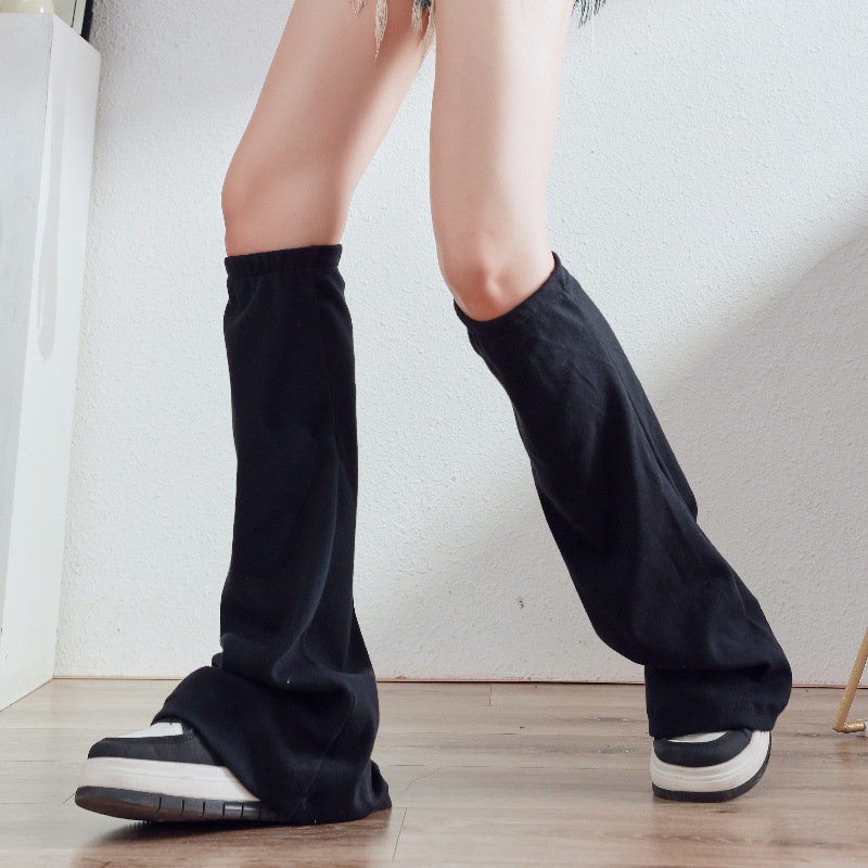 Летние леггинсы с защитой от солнца, широкие носки выше колена, однотонные шоковые носки, спортивные леггинсы JK