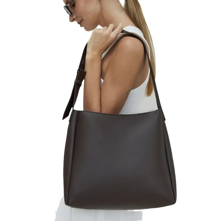 New Shoulder Bag Women's Bag Women's Bag Simple Bag All-match Large Capacity Bucket Bag Vintage Fashion Big Bag