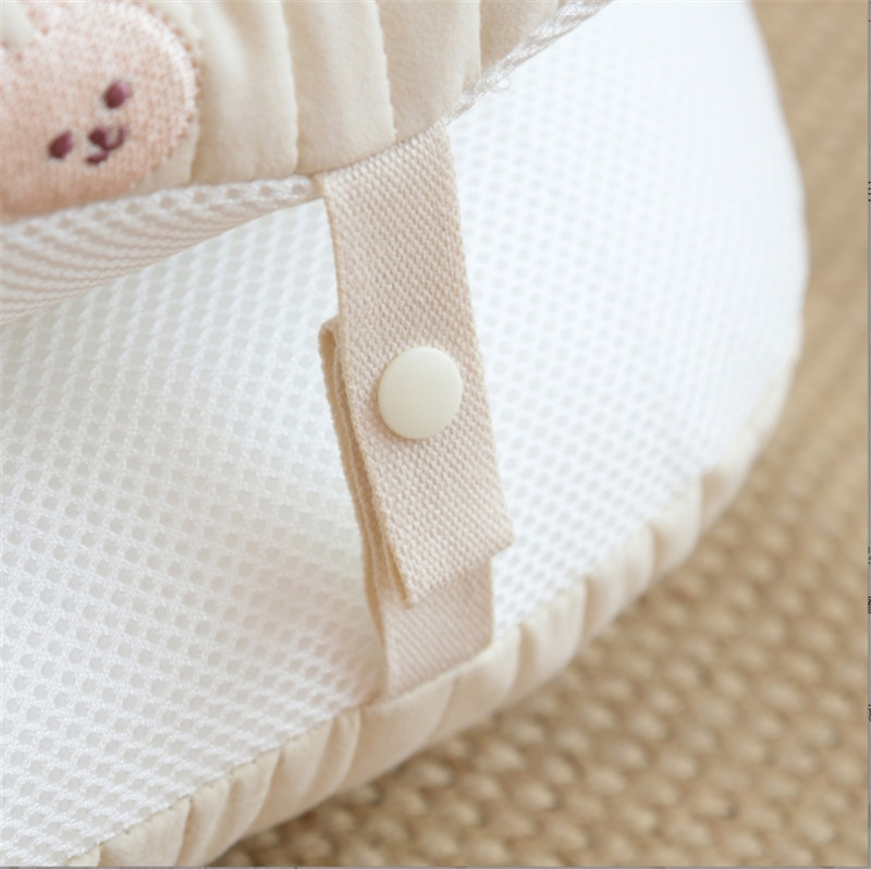 Korean newborn cotton bed mid-bed comfortable portable baby crib foldable multifunctional anti-pressure two-side use