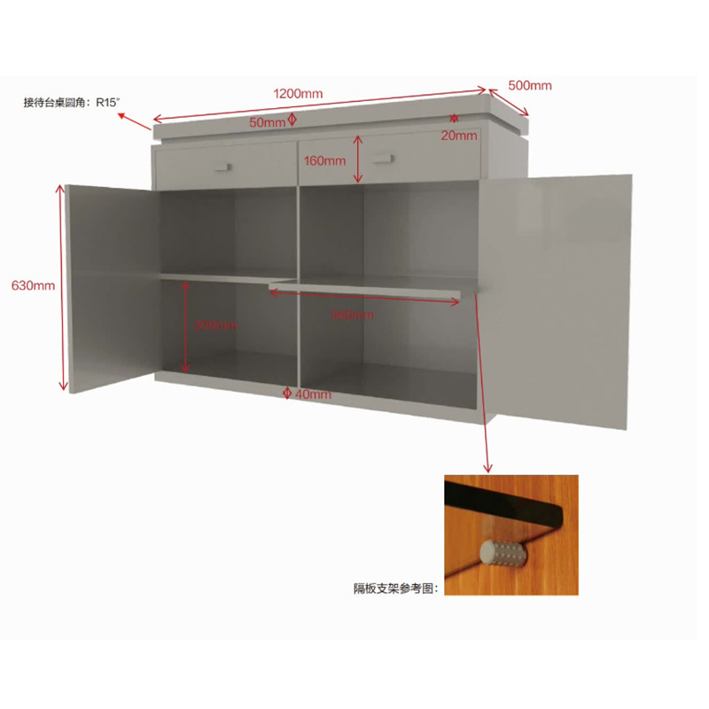The Same Office Front Desk as the Aito Reception Desk with Luminous Characters for Huawei Aito 4S Store Is in Stock
