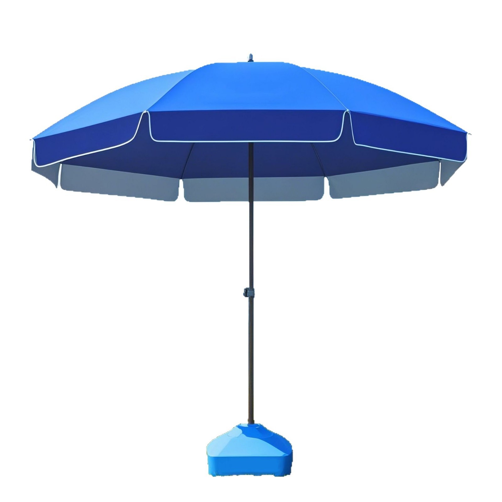 Outdoor Sunshade Large Umbrella Stall Commercial Umbrella Market UV Protection Silver Rubber Stall Double Umbrella Cloth Umbrella