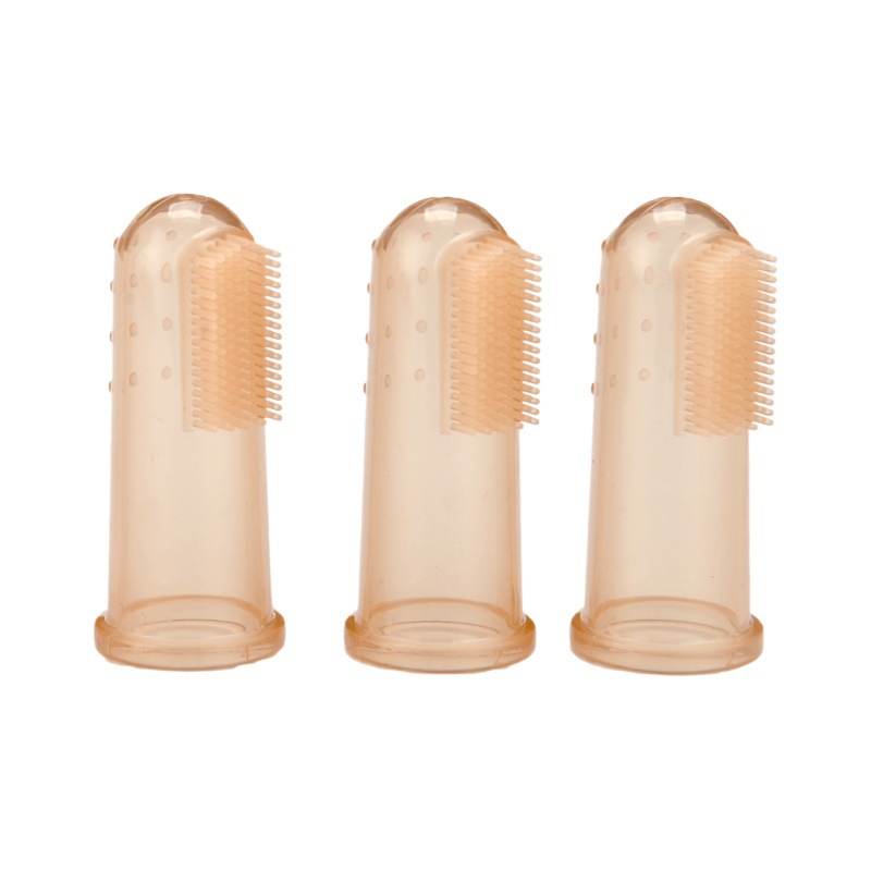 Boxed Baby Toothbrush Finger Set Toothbrush Silicone Soft Hair Tongue Coating Cleaning Toothbrush Dairy Toothbrush Pet Toothbrush