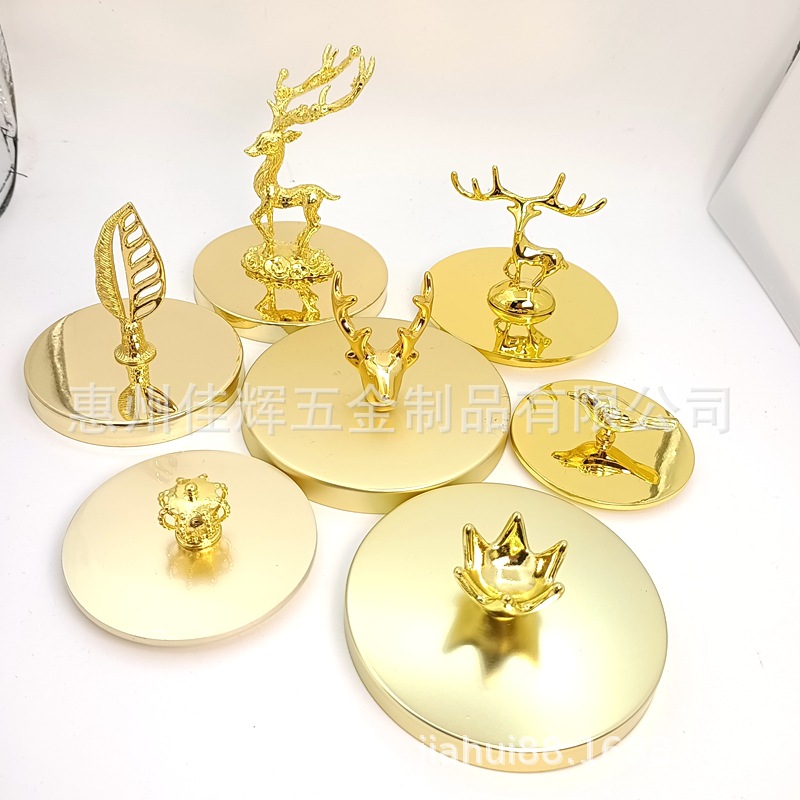 Manufacturers variety of mold metal cover zinc alloy cup cover iron cover candle aromatherapy cover