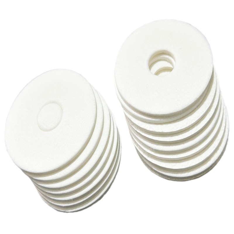 Round shaped aromatherapy fiber cotton absorbent and oil absorbent polyester fiber cotton piece perfume fiber cotton fragrance expanding sponge