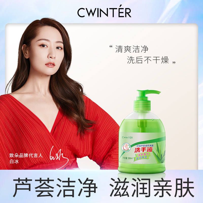 Zhiduo aloe cleansing hand sanitizer press-type decontamination hand Health hand sanitizer factory wholesale one-piece delivery