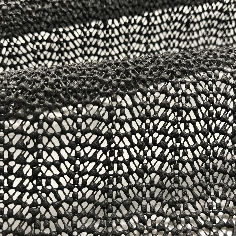 Water ripple sliding mat non-slip cloth PVC Foam Carpet Car Pet Mat non-slip mesh composite fabric