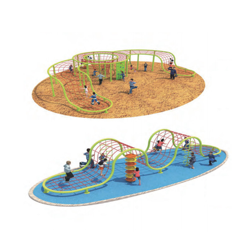 Scenic Outdoor Crawling Climbing Net Frame Kindergarten Park Parent-Child Climbing Frame Drill Net Children's Amusement Facilities