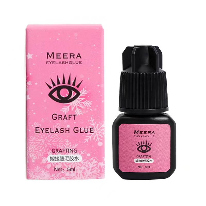 Cross-Border Popular Odorless Grafting Eyelash Glue, Long-Lasting and Strong, Non-Irritating Eyelash Transplantation, Black Gold Glue Factory Shipped
