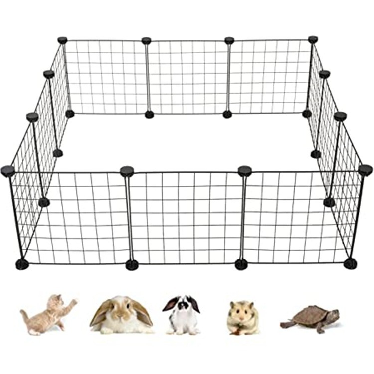 Factory Direct Sales Pet Fence Iron Mesh Cat Cage Dog Cage Cat Villa Wire Mesh Buckle Accessories
