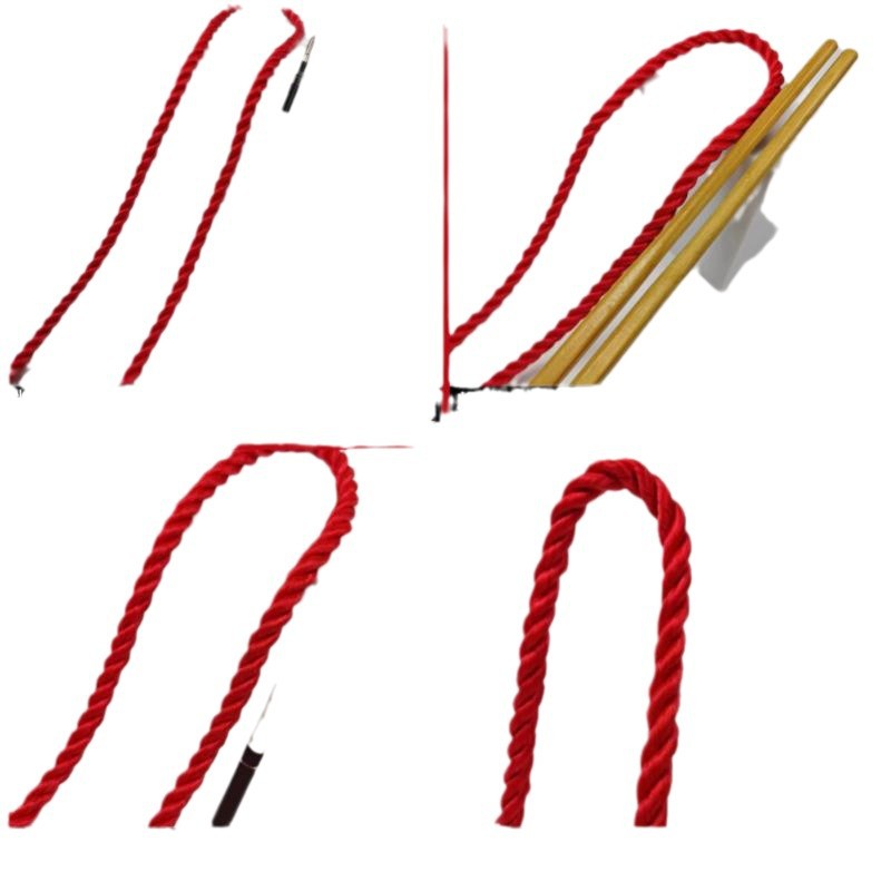 Light Zhu red thick red rope binding things with wedding binding dowry strong red basket rope wedding balloon