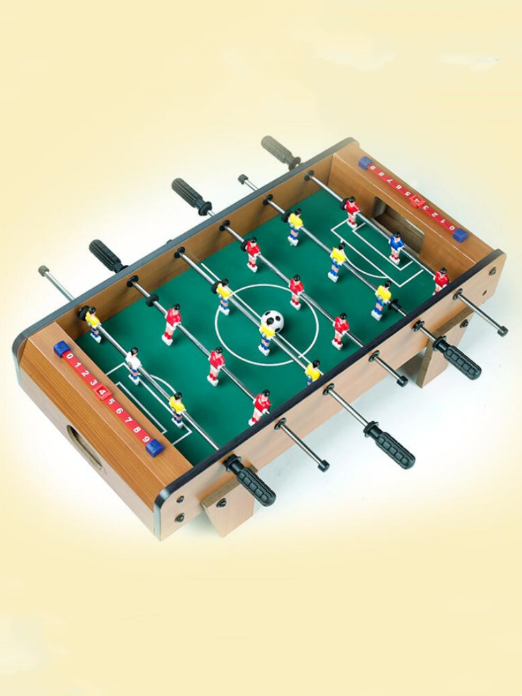 Wooden Children's Table Football Machine Desktop Table Toy Boy Adult Entertainment Double Parent-Child Interactive Game Table