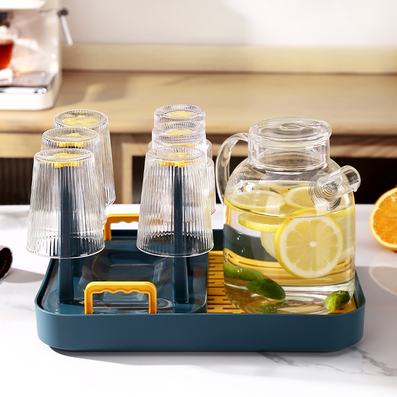 Подставка для стаканов, аксессуар для чая, домашний органайзер, поднос для чая