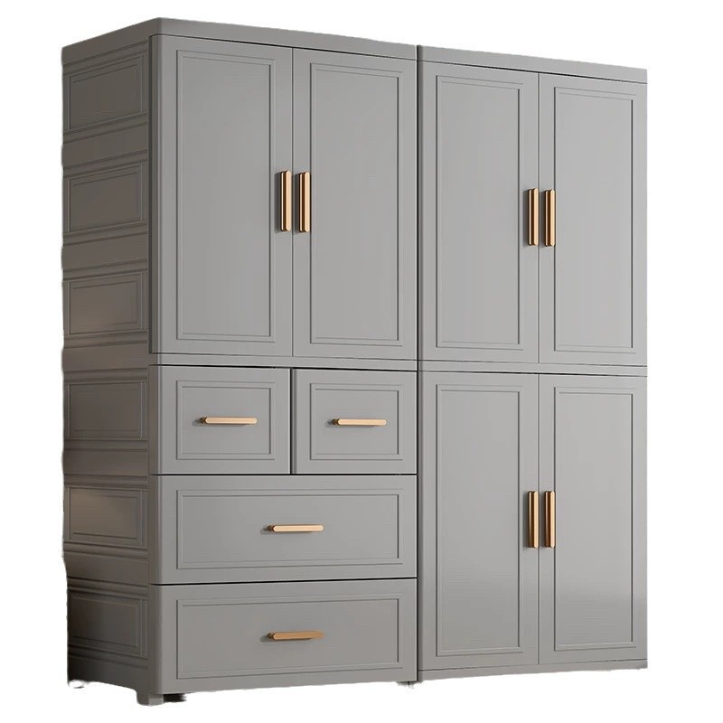 New Children's Wardrobe Bedroom Household Formaldehyde-free Baby Wardrobe Clothes Storage Cabinet Small Apartment Storage