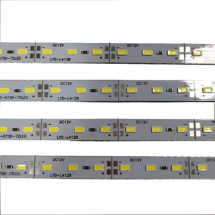 Highlight 5730 hard light bar 12V display cabinet shelf light box LED light with advertising light bar counter light belt 12v 24V
