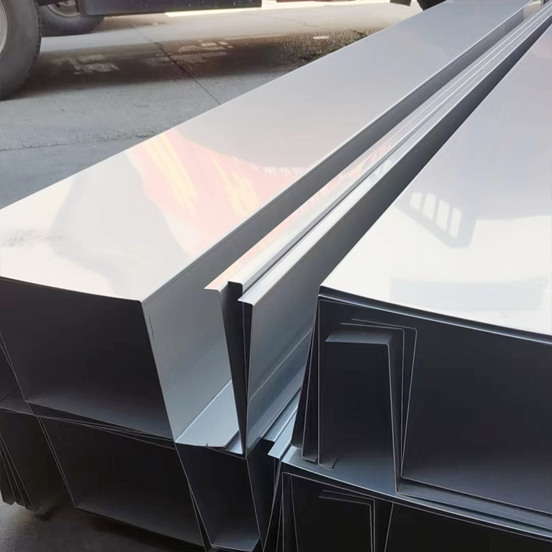 Manufacturer Supplies 201 316 304 Stainless Steel Gutter Processing Fixed-Length Sink Edge Eaves Drip Line Drainage