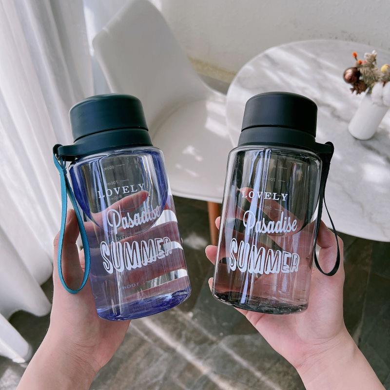 Super Large Capacity Plastic Water Cup High Temperature Resistant Migrant Workers' Outdoor Space Cup Unbreakable Portable Cup Sports Kettle